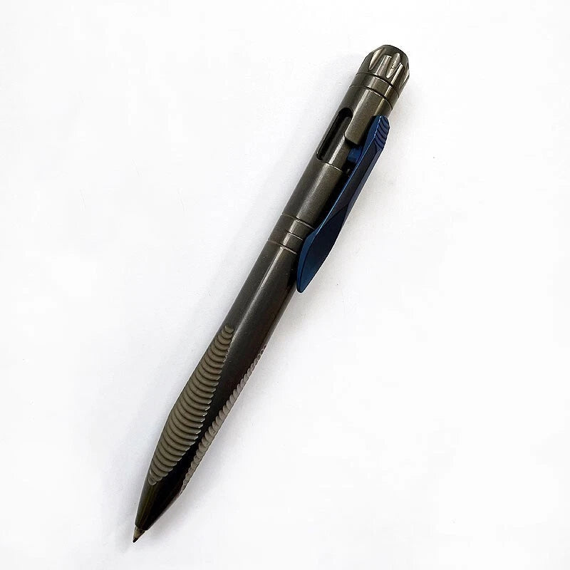 Titanium Alloy Pocket Ballpoint Pen Signature Working Pen Stationery Gifts EDC 07FC0E-D4 - KOEEK