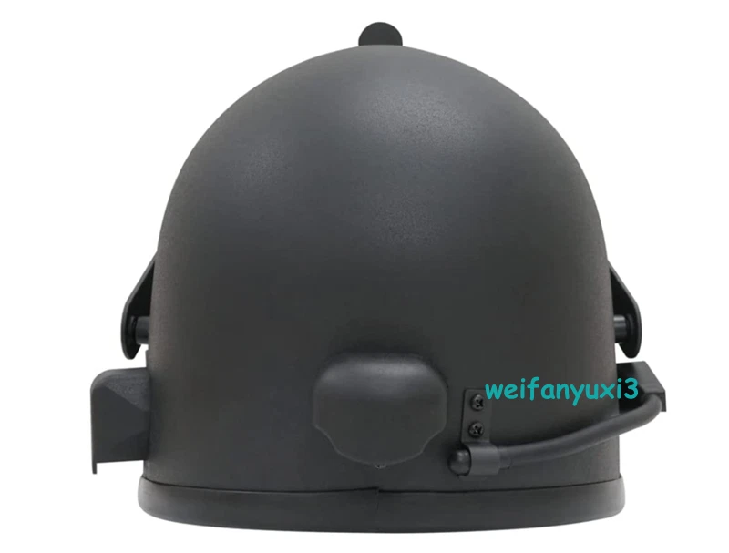 US Stocked Russian Special Forces Altyn K6-3 Helmet Mask Black Steel Helmet Prop 07FC0E-D4 - KOEEK
