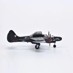 1/144 Scale US P-61 Black Widow Aircraft Black Color Diecast Metal Model 07FC0E-D4 - KOEEK