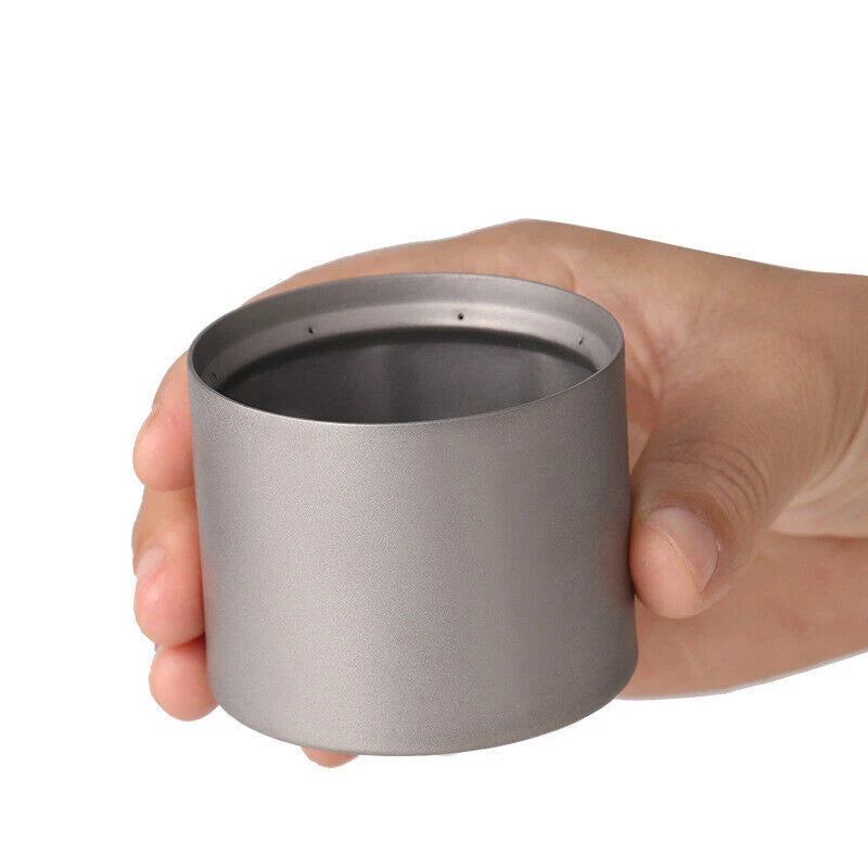 Titanium Liquid Alcohol Stove Tea Boiler Outdoor Simple One-Man Picnic Stove 07FC0E-D4 - KOEEK