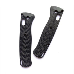 2PCS 3K Carbon Fiber Handle Scales Patch For Benchmade Bugout 535 07FC0E-D4 - KOEEK