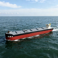 Finished Bulk Carrier Static Model Desktop Ornament 3D Printed Length 225mm 07FC0E-D4 - KOEEK