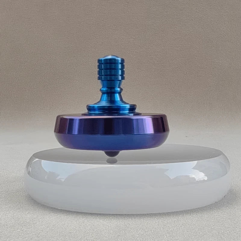 EDC Titanium Spinning Top Desktop Fidget Toy Stress Relief Toy Metal Top Spinner 07FC0E-D4 - KOEEK