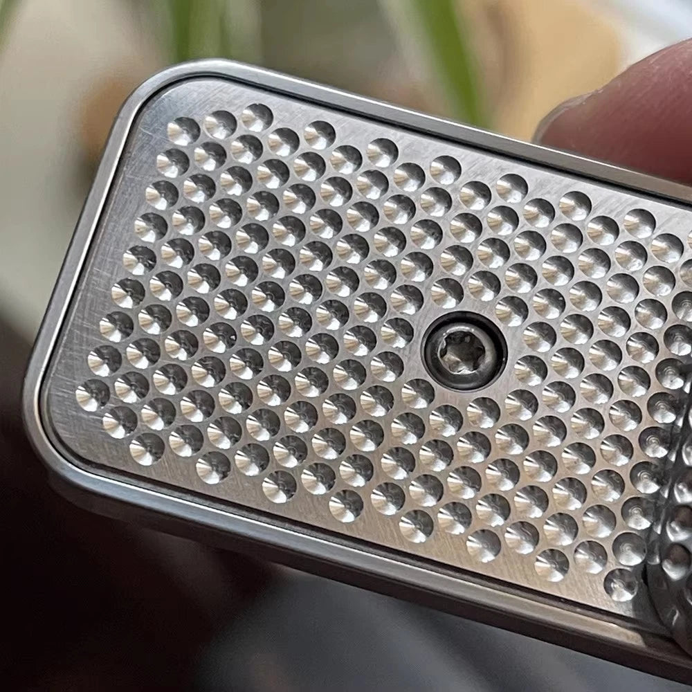 EDC Coral Titanium Alloy Unlimited Push Mechanical Haptic Slider Fidget Slider 07FC0E-D4 - KOEEK