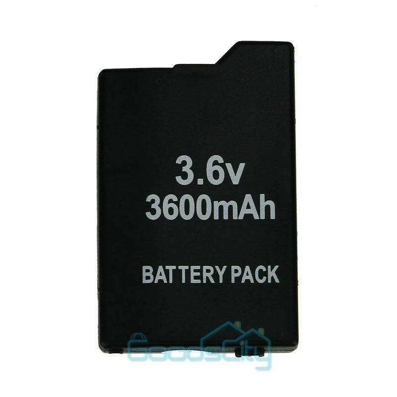 nytt 2-20X 3600 mah oppladbart batteri for PSP Slim 2000/2001/3000/3001/3003+lader