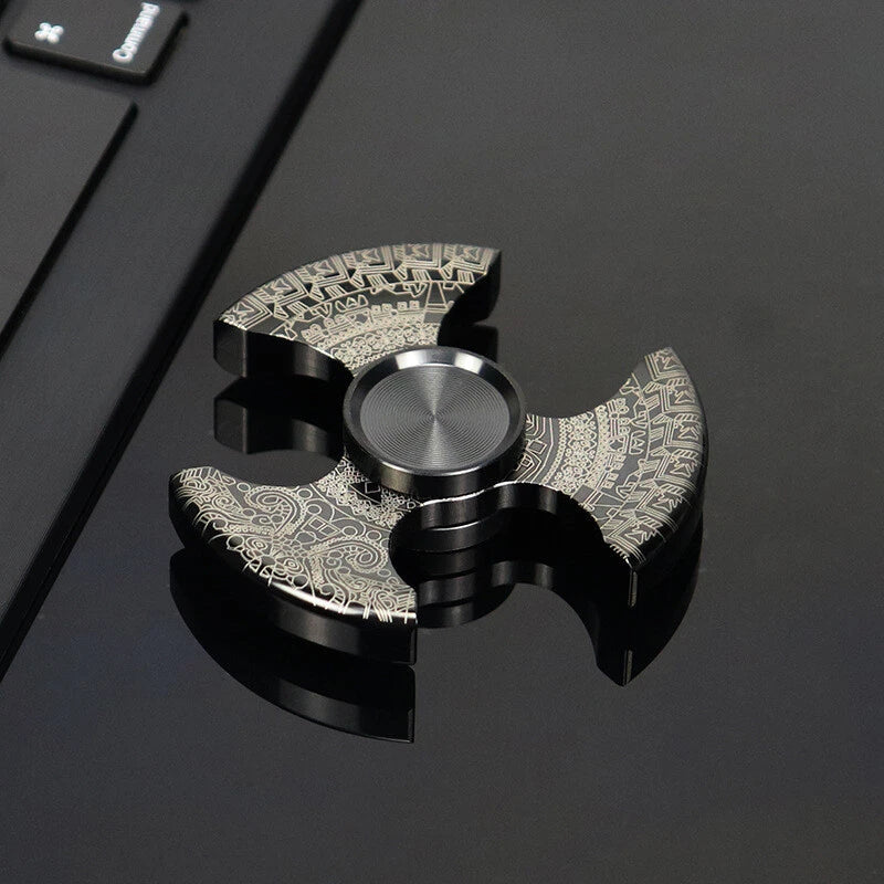 Pure Steel Fidget Hand Spinner Finger Gyro Toys EDC Focus Stress Reliever gift 07FC0E-D4 - KOEEK