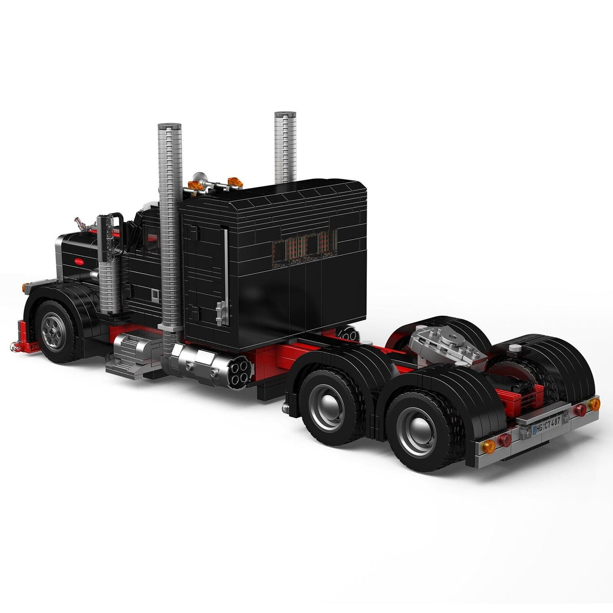 new Mould King 10037 Flatbed Semi Truck Tow Truck Muscle Car Building Block Toy MOULD KING - KOEEK