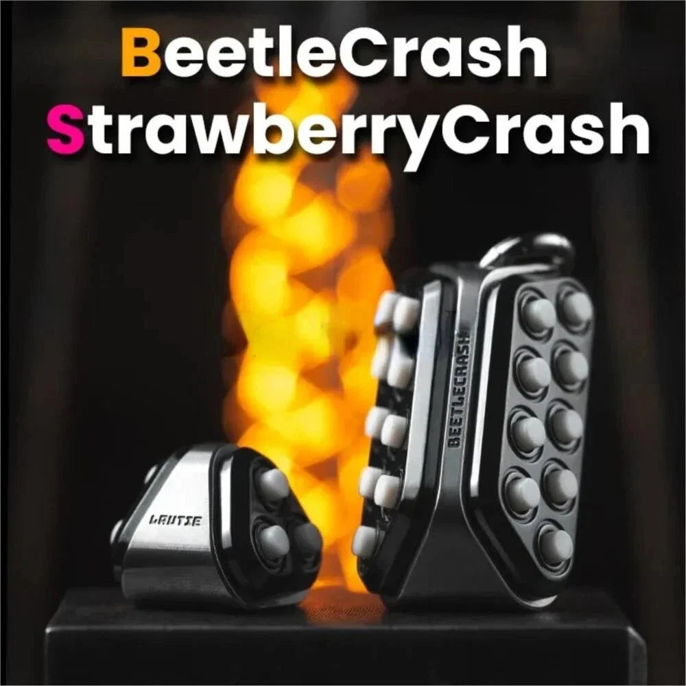 LAUTIE EDC Beetle Crash LAUTIE Strawberry Crash Metal Push P O P Bubble LAUTIE 07FC0E-D4 - KOEEK