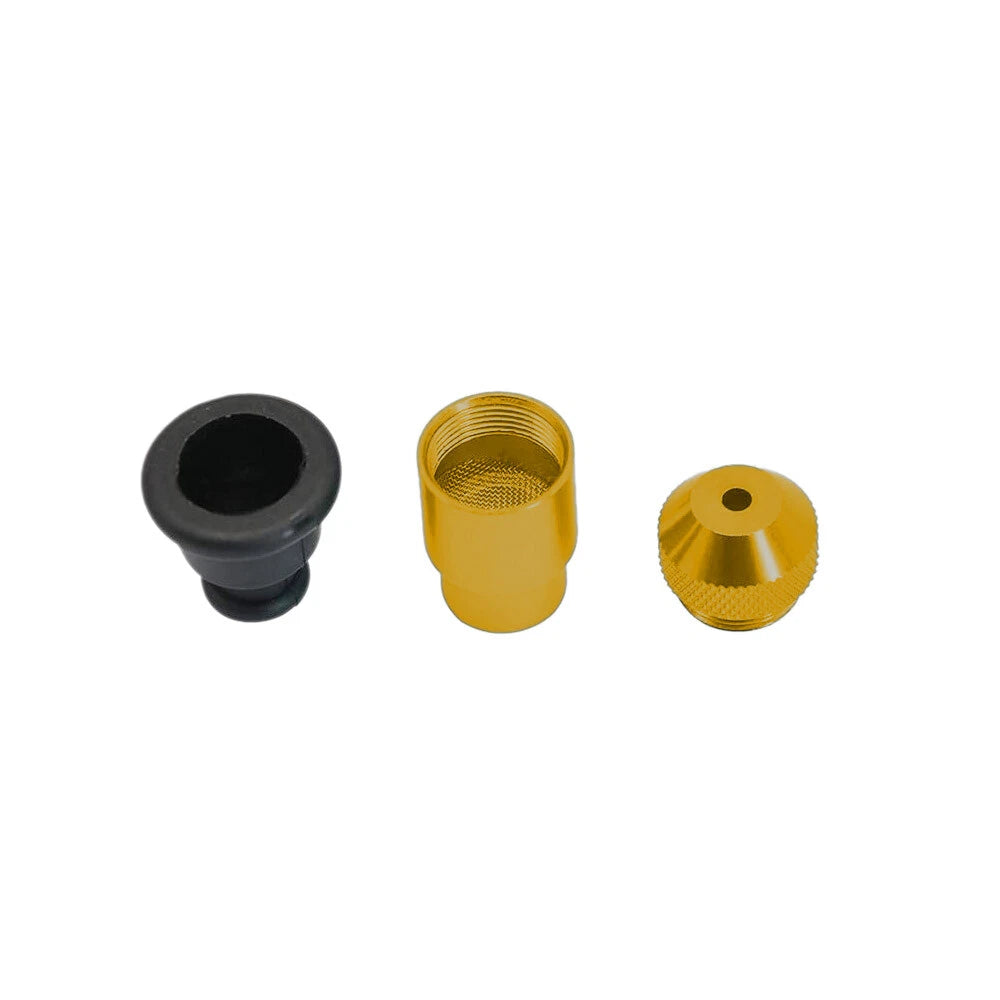 Metal Bullet Smoking Pipes Tobacco Herb Hitter Creative  Pacifier Pipe 2Pcs 07FC0E-D4 - KOEEK