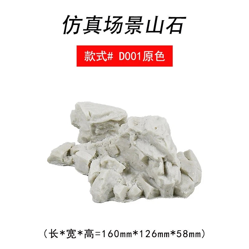 Diorama Realistic Rocks Mountain Stones Model Railroad Layout Scene Props Model 07FC0E-D4 - KOEEK