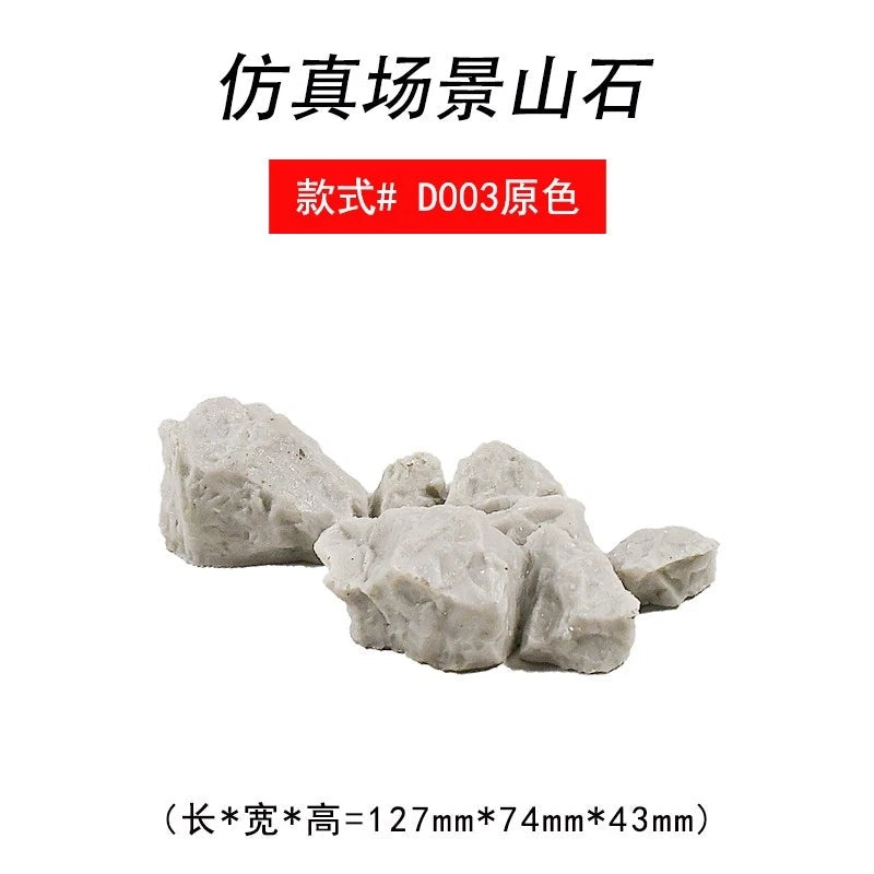 Diorama Realistic Rocks Mountain Stones Model Railroad Layout Scene Props Model 07FC0E-D4 - KOEEK