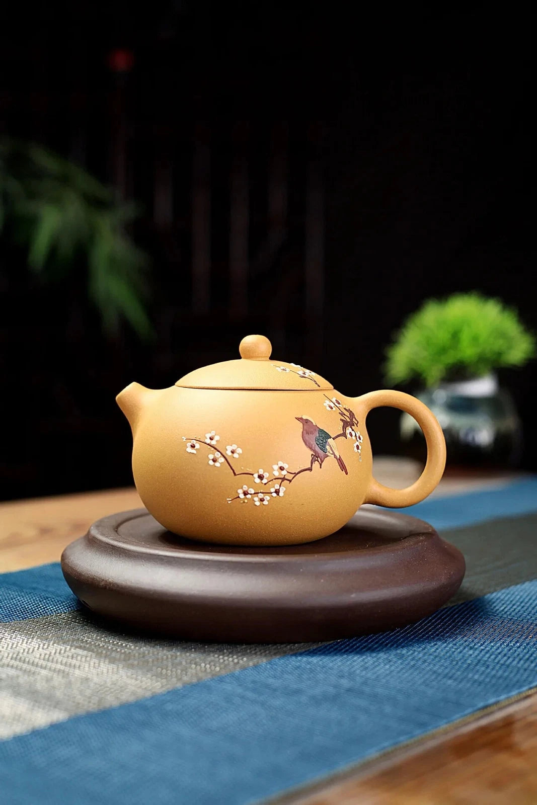 400ml Chinese Classic Yixing Purple Clay Teapot Handmade Tea Set Gift Xishi Pot 07FC0E-D4 - KOEEK