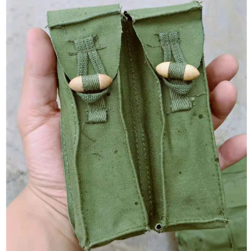 Chicom Chinese Army Military Type 79 Carbine Ammo Pouch 2 pockets 1980 07FC0E-D4 - KOEEK