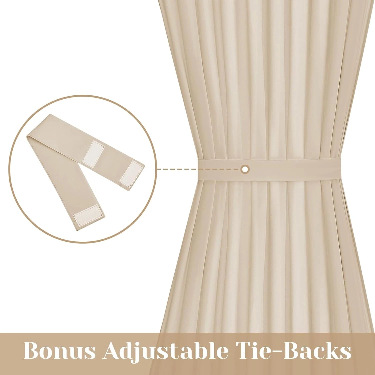 Low-transparency side window French curtains, 54 inches wide x 72 inches long. 07FC0E-D4 - KOEEK