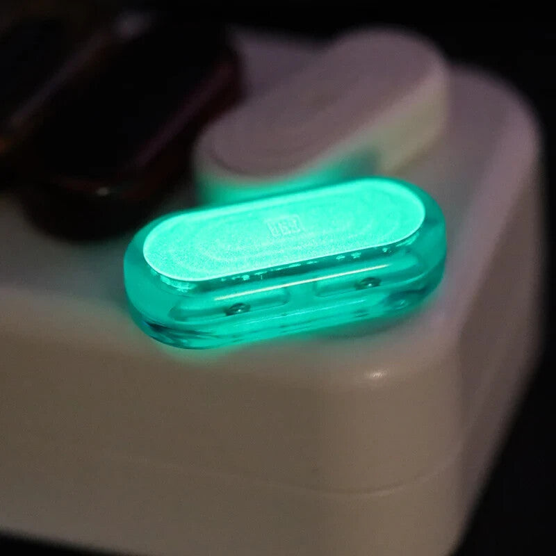 Owl PC Push Slider Relieving Toy Office EDC Toys Blue luminous Rich Toy 07FC0E-D4 - KOEEK