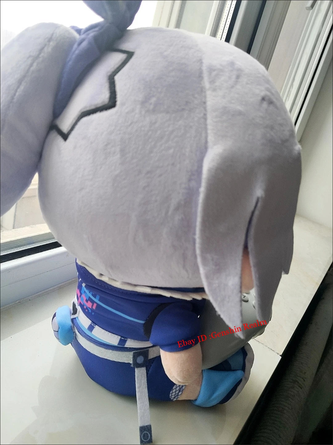 Anime Honkai: Star Rail Silver Wolf Sitting position Plush Toy Throw Pillow Gift 07FC0E-D4 - KOEEK