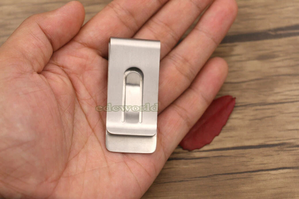 EDC Tiremet Titanium Ti Money Clip Wallet Credit Card Double point Clip Holder TIREMET - KOEEK