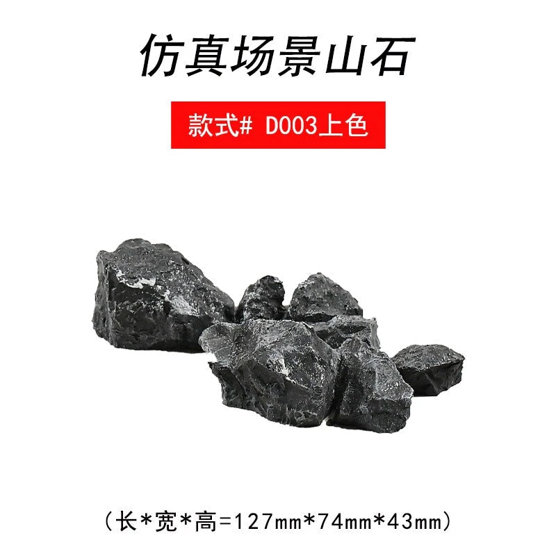 Diorama Realistic Rocks Mountain Stones Model Railroad Layout Scene Props Model 07FC0E-D4 - KOEEK