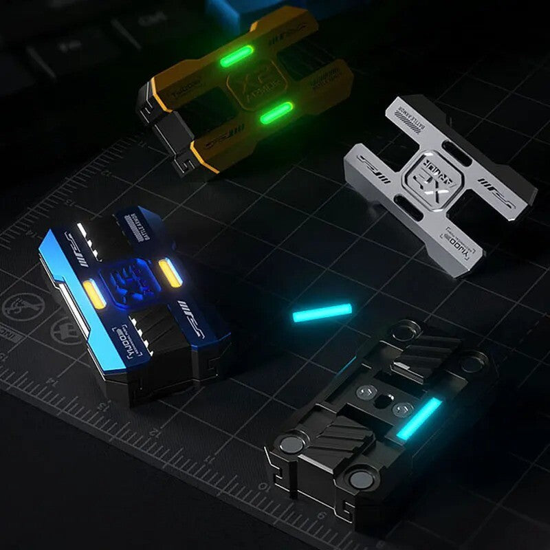 EDC Cyber Mecha Mechanical Structure Haptic Slider Fidget Toys Adult ADHD Tool 07FC0E-D4 - KOEEK