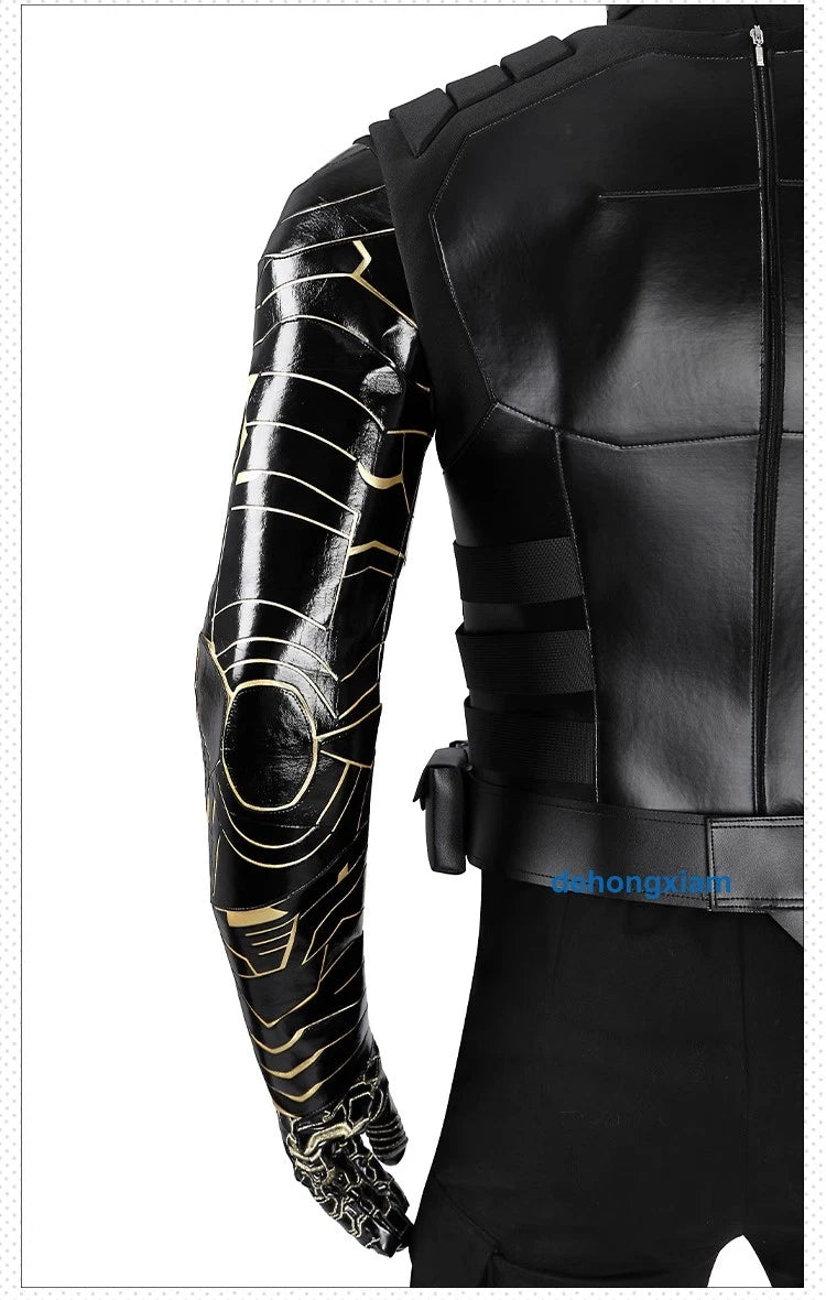 Avengers Winter Soldier Bucky Mens Cosplay Costume Accessories Outfits Glove Lot 07FC0E-D4 - KOEEK