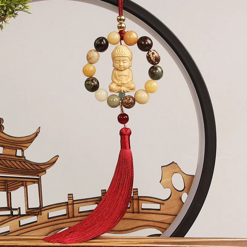 Bodhi Car Pendant Buddha Car Hanging Jewelry PingAn  Year Car 07FC0E-D4 - KOEEK