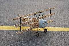 DIY Fokker Dr.I Red Baron Wood Plane Airplane Kit Model Toy Wingspan 102cm 07FC0E-D4 - KOEEK