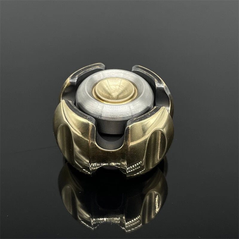 Noise Brass Fidget Spinner EDC Adult Metal Hand Spinner Fidget Toys ADHD Tool 07FC0E-D4 - KOEEK