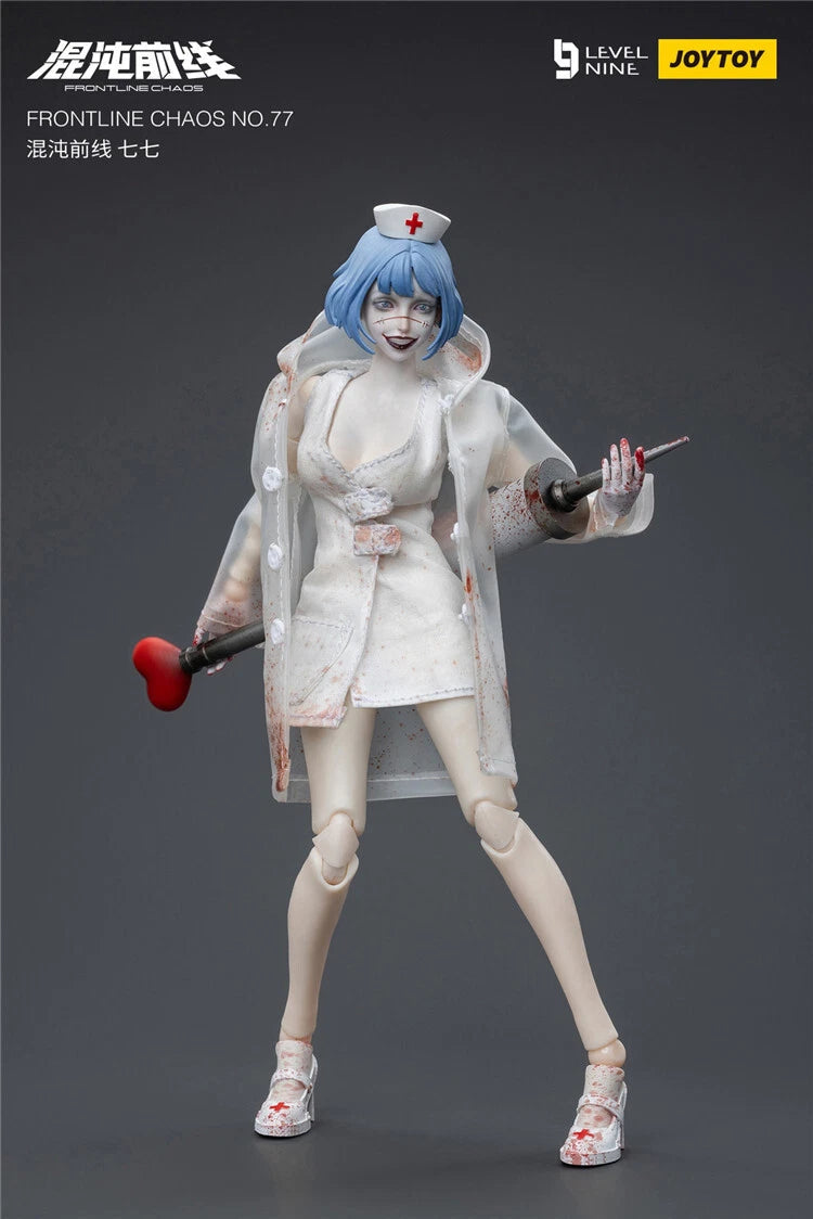 JOYTOY LEVEL9 NO.77 Frontline Chaos Nurse 1/12 Action Figure 6in Model Toy JOYTOY - KOEEK
