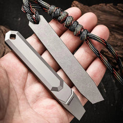 Titanium Alloy EDC Pry Bar Multi Tool Keychain Bottle Opener Lightweight 07FC0E-D4 - KOEEK