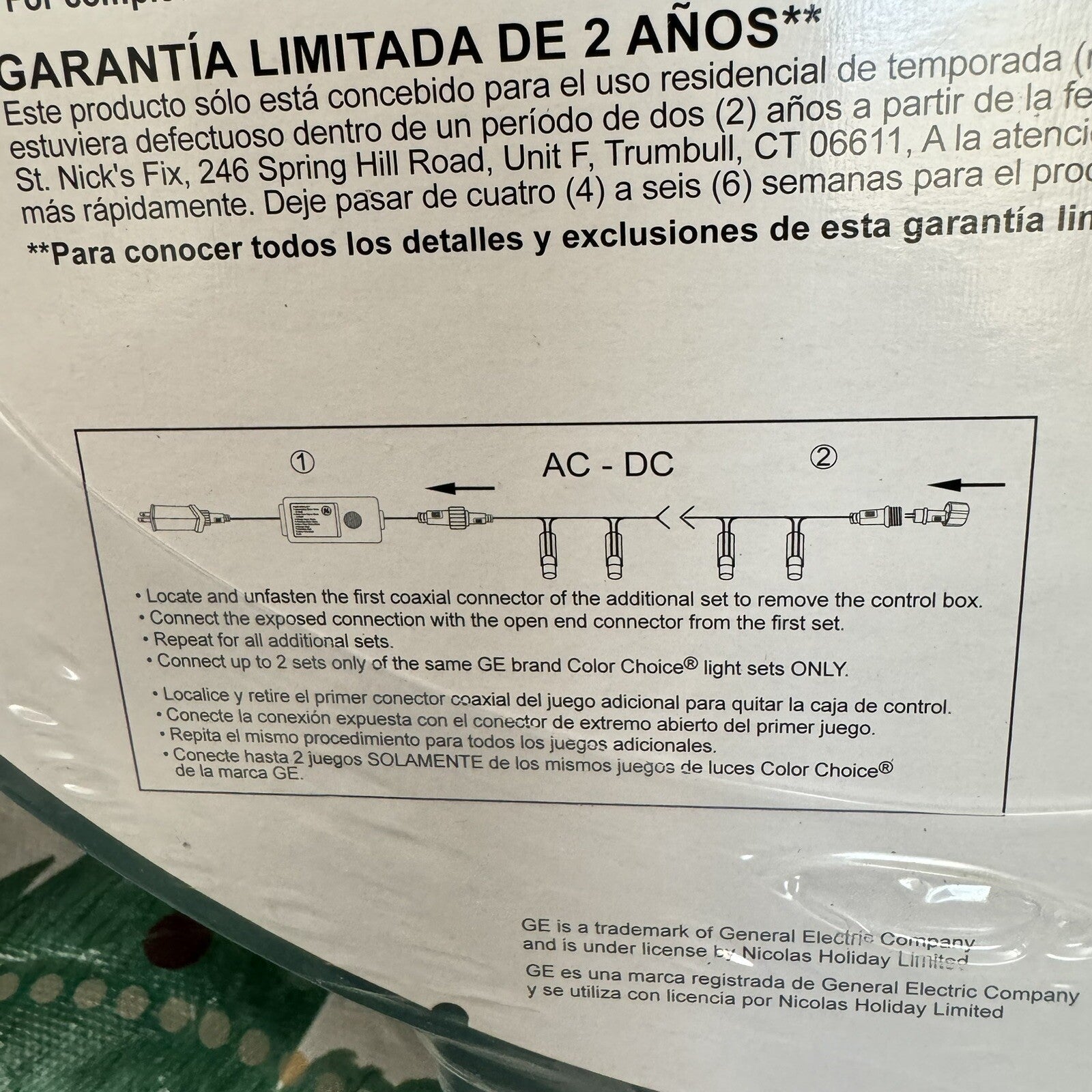 GE Color Choice 600-Ct 124 ft Color Changing MicroBright LED Light 8 Function GE - KOEEK