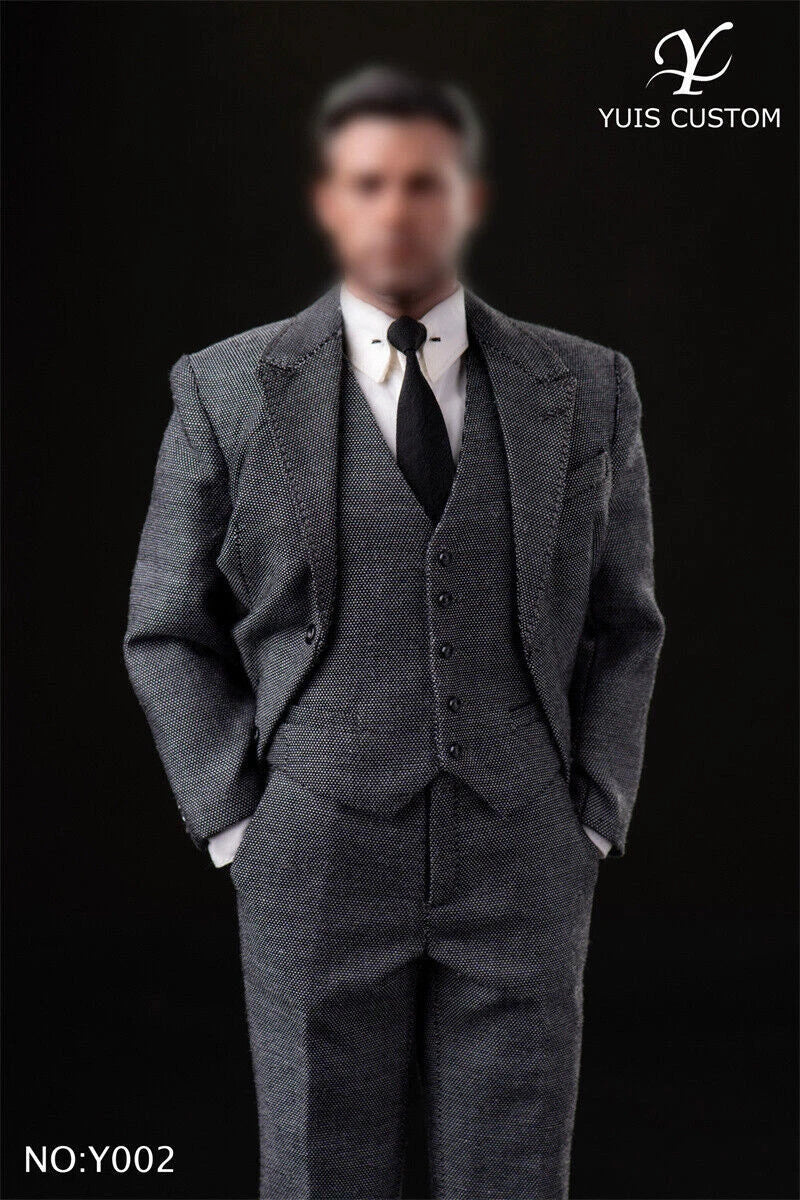 YUIS CUSTOM Y002 1/6 Ben Affleck Clothes Suit with Body Figure Accessory Prop 07FC0E-D4 - KOEEK