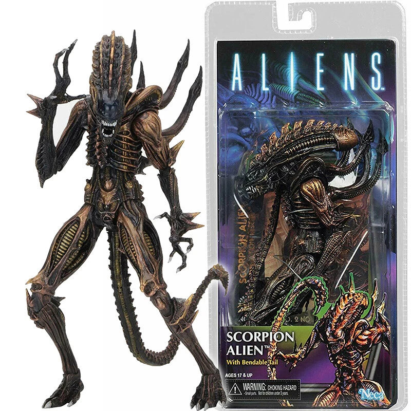 NECA Scorpion Alien w Bendable Tail 7" Action Figure Series 13 Aliens Collection NECA - KOEEK