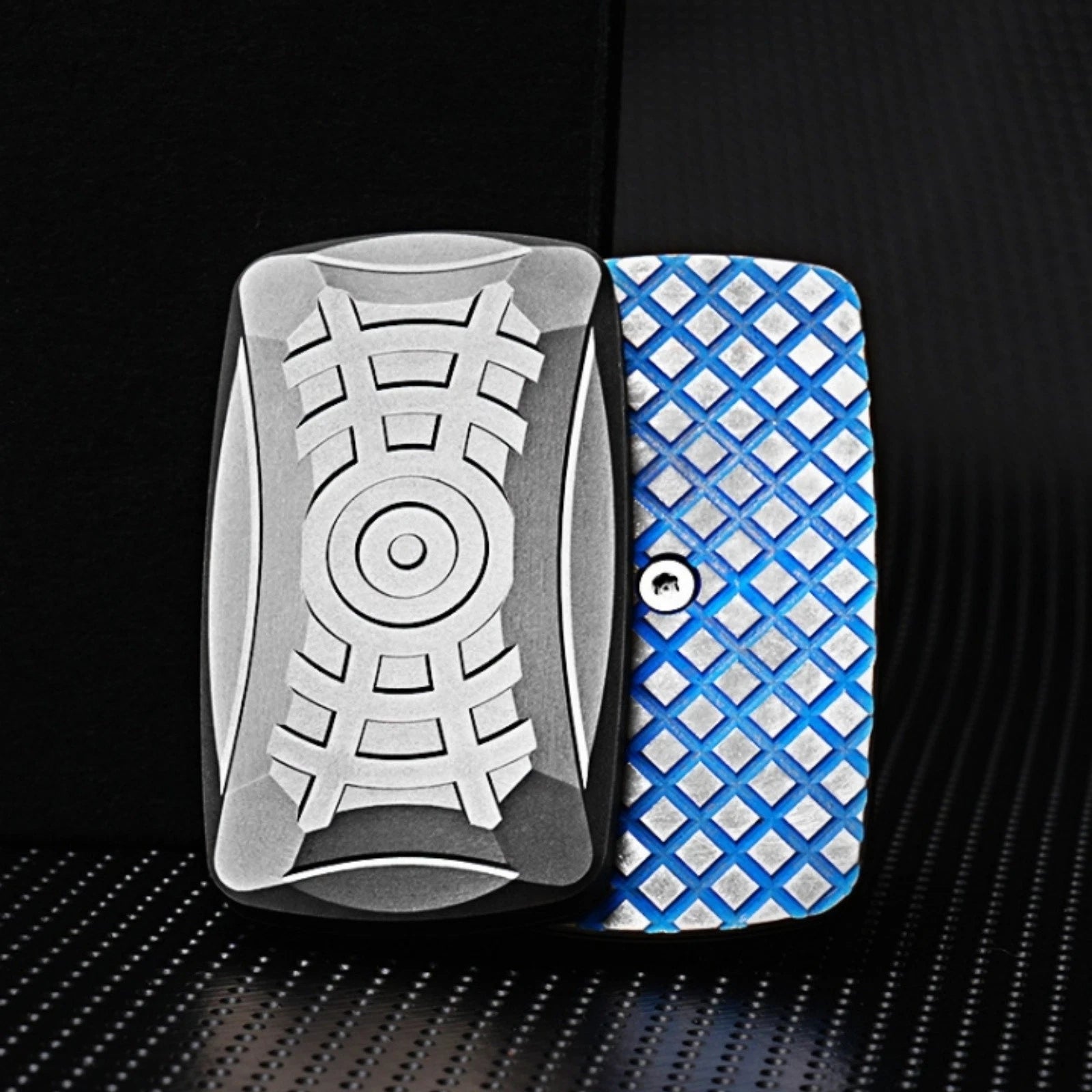 Titanium Alloy Infinite Slider EDC Mechanical Push Card Stress Relief Fidget Toy 07FC0E-D4 - KOEEK