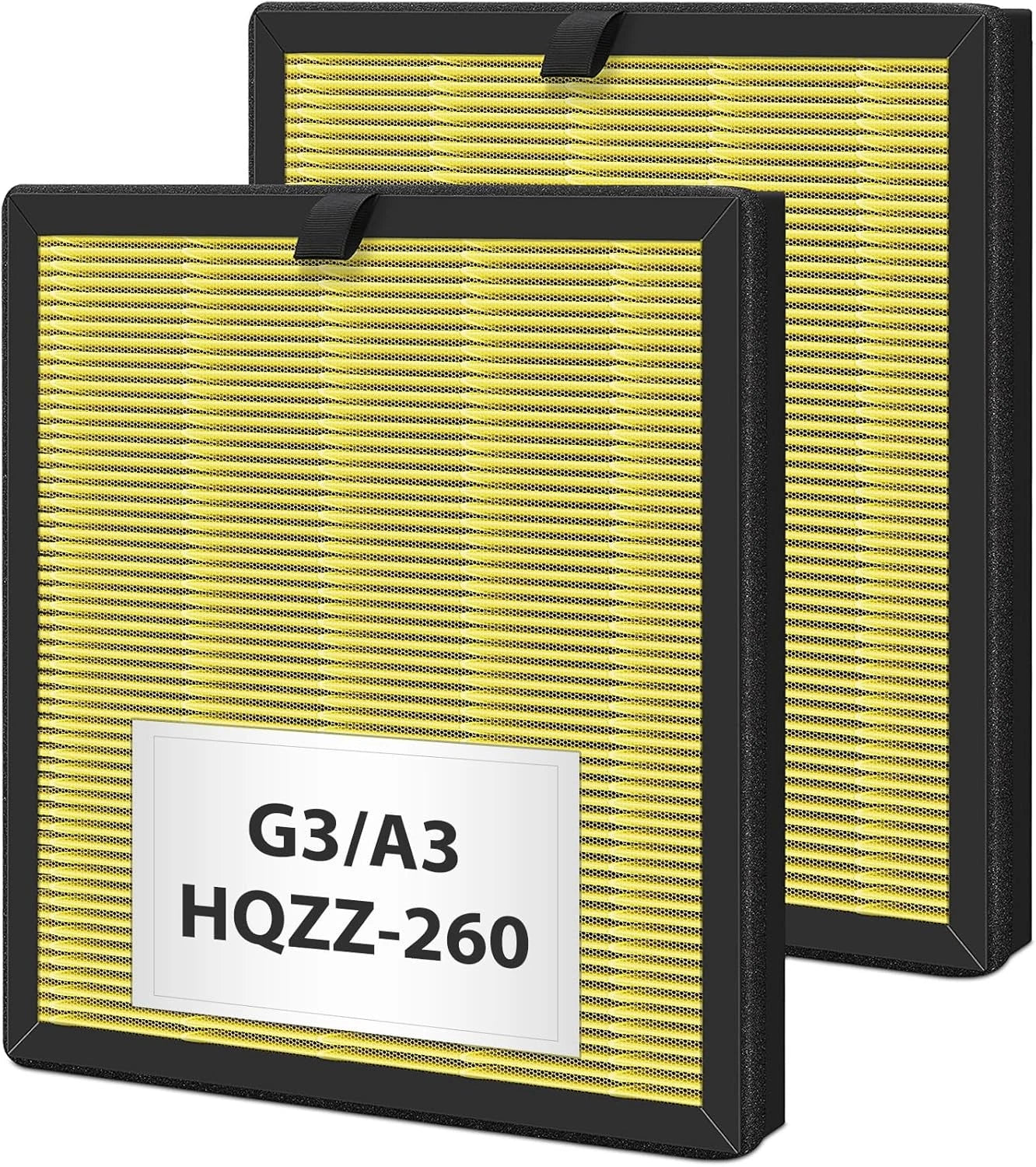 2-pack G3 A3 pet filter replacement parts, air purifier pet filter. 07FC0E-D4 - KOEEK