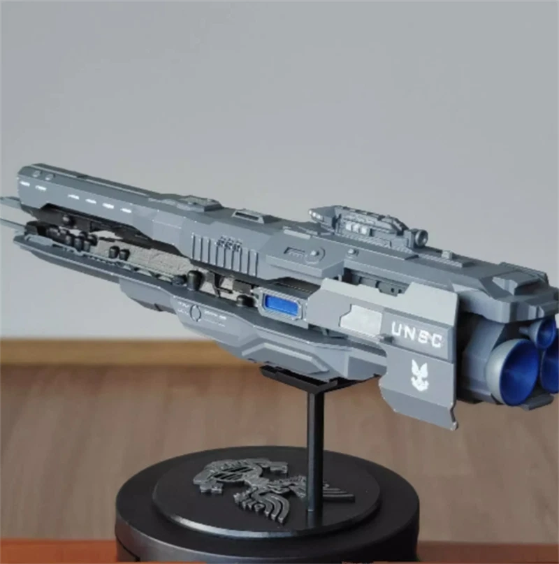 Halo 4 UNSC Resin sci-fi Spaceship Model Resin Spacecraft Handmade Figure Toy 07FC0E-D4 - KOEEK
