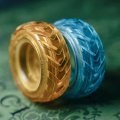 Tire EDC Fidget Ring Personalized Plastic Mechanical Ratchet Ring Fun Fidget Toy 07FC0E-D4 - KOEEK