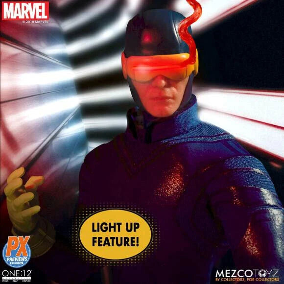 MEZCO Cyclops Light Up Version Feature Marvel Classic 1/12 Action Figure MEZCO - KOEEK