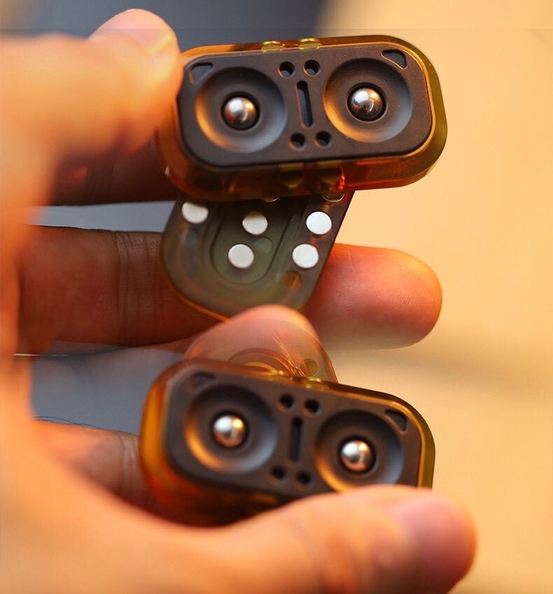 Push Slider PC Owl Fidget Rotate Magnetic EDC Adult Fidget Stress Relief Toys 07FC0E-D4 - KOEEK