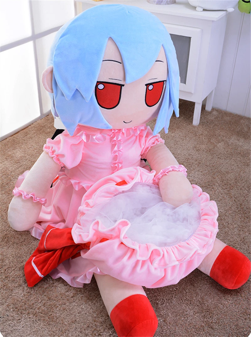 Touhou Project Fumo Fumo Remilia Scarlet Plush Doll Toy Body Pillow Gift 120cm 07FC0E-D4 - KOEEK