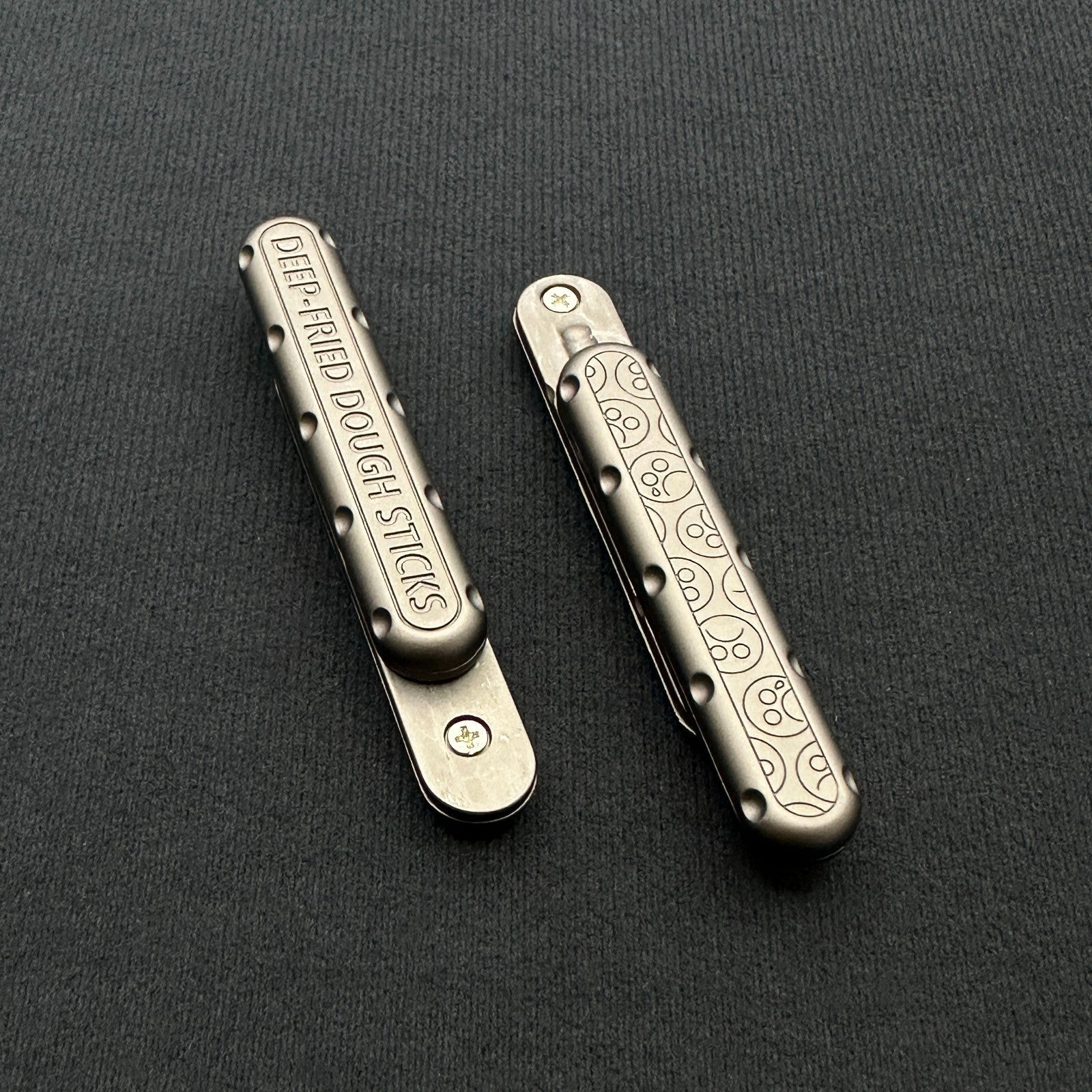 Fidget Slider Push Fried Stick PPB Desk Toy Adult Decompression Metal EDC Gifts 07FC0E-D4 - KOEEK