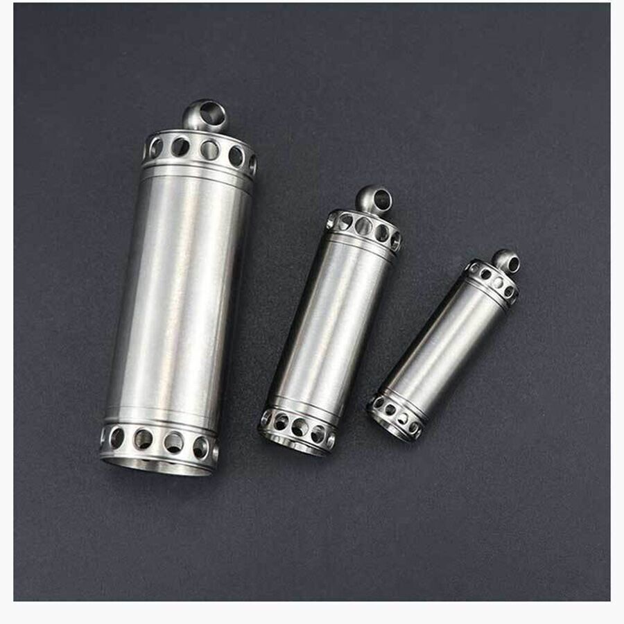 EDC Titanium Tool Waterproof Container Survival Case Box Outdoor For Pill Match 07FC0E-D4 - KOEEK