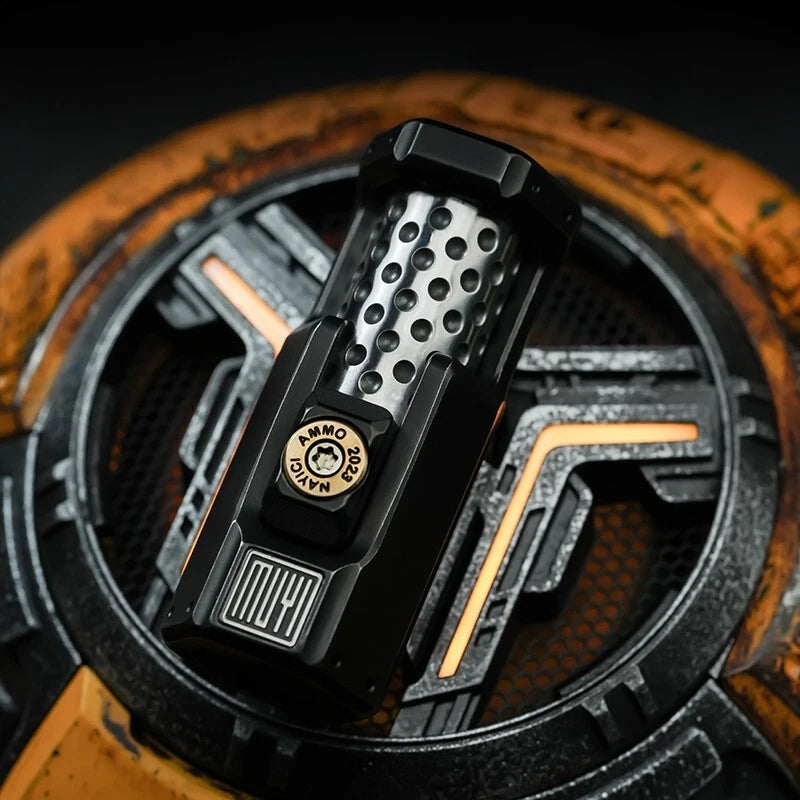 MUYI EDC Titanium Ratchet Snap Coin Fingertip Gyro Hardcore Decompression Toys 07FC0E-D4 - KOEEK
