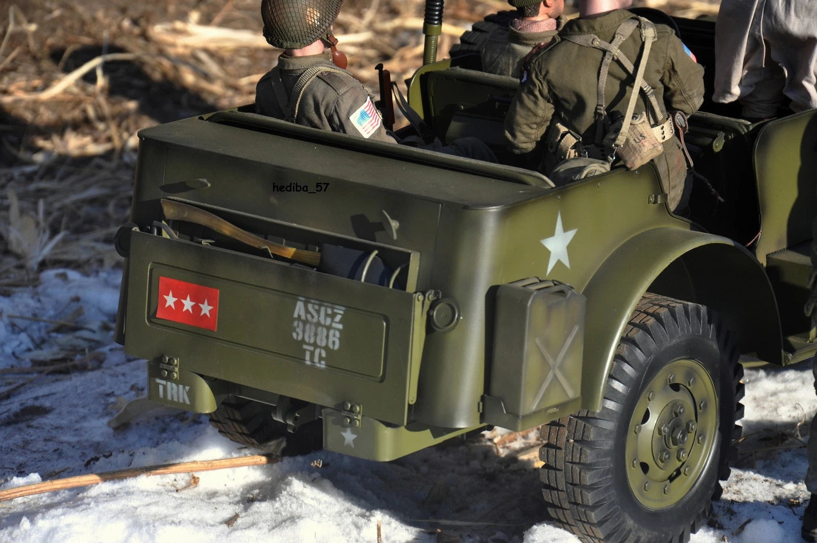 GO-TRUCK 1/6 WWII United States Dodge Command Vehicle Metal Model Instock GO-TRUCK - KOEEK