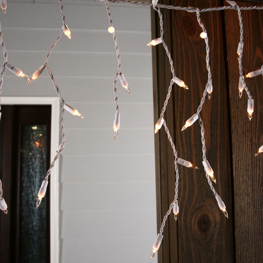 6 BOXES GE ConstantON 200 ct. White Mini Christmas Icicle Lights $$ SALE $$ GE - KOEEK