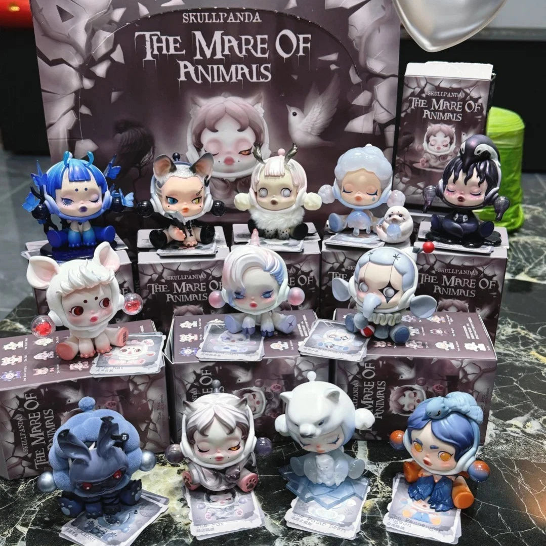 Skullpanda The Mare of Animals Series Confirmed Blind Box Figure Toys Xmas Gift SKULLPANDA - KOEEK