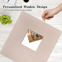 Linen Hardcover Photo Album 4x6 Inches 1000 Photos Large Capacity 07FC0E-D4 - KOEEK