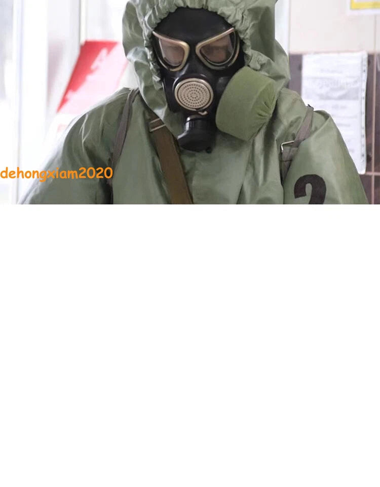 Army Soviet Russian Black Lenses Gas Mask PMK-2  Mask Set Size 2y 07FC0E-D4 - KOEEK