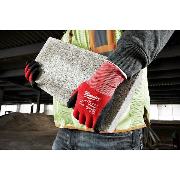 new Milwaukee Tool 48-22-8902B Cut Level 1 Nitrile Dipped Gloves - Large (12 Milwaukee - KOEEK