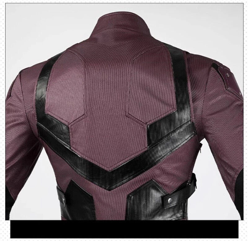 Marvel Comics Daredevil Cosplay Costume Outfits Jumpsuit Suit Carnival Halloween 07FC0E-D4 - KOEEK