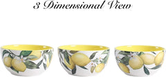 Ceramic Bowl Set of 4, 26 oz, for Pasta, Salads, Grains, Soups. 07FC0E-D4 - KOEEK